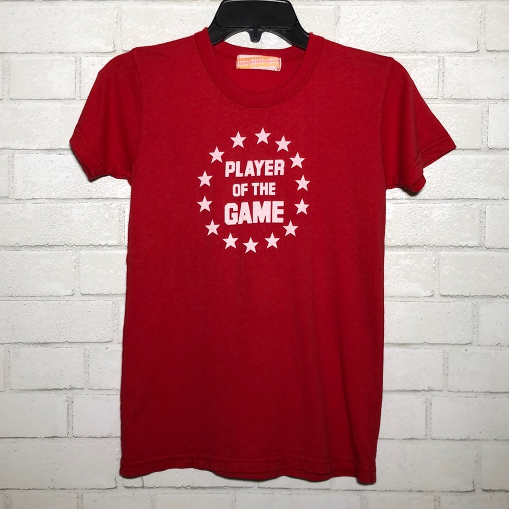 Vintage Y2K Graphic Baby Tee “Player of the Game”
